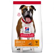 הילס לייט מופחת שומן מזון לכלבים בוגרים - עוף 14 ק''ג Hill's Science Plan Light