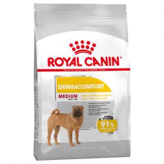 רויאל קנין לכלבים – מזון רפואי (ייעודי) מדיום דרמה להפחתה בגירודים ואדמומיות בעור 10 ק”ג