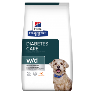 הילס W/D מזון יבש לכלבים ייעודי (רפואי) לסיוע בשמירת משקל גוף תקין ולתמיכה במצבי סכרת לכלבים 10 ק”ג