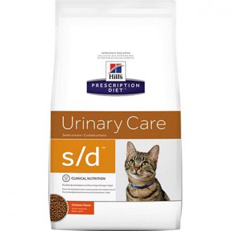 הילס חתול מזון יבש ייעודי (רפואי) לסיוע בהמסת אבני סטרוויט 1.5 ק"ג S/D