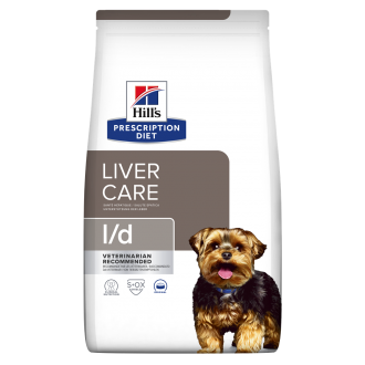 הילס L/D מזון יבש לכלבים ייעודי (רפואי)  לתמיכה בבריאות הכבד וסיוע בהגנה על תפקודי כבד חיונים Hill's