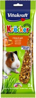 מקל דבש חטיף לשרקנים – 2 יחידות בחבילה 112 גרם Vitakraft Honey sticks for Guinea Pig