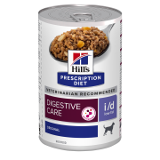 הילס I/D LOW FAT מזון רטוב לכלבים ייעודי (רפואי) מופחת שומן לתמיכה במערכת העיכול 360 גרם