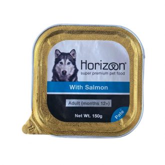 הורייזן מעדן פטה לכלב בוגר – סלמון ללא דגנים 150 גרם HORIZON