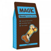 ביסקוויט לכלב מג'יק טריקולור בון 200 גרם MAGIC Biscuits Tricolor Bones