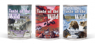 טייסט אוף דה ויילד שימורים לכלב -מגוון טעמים 390 גרם Taste Of The Wild