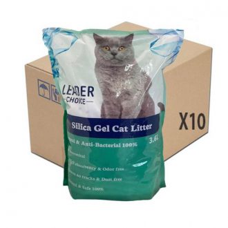 מארז חיסכון חול קריסטל לחתול 3.6 ליטר – 10 שקיות חול
