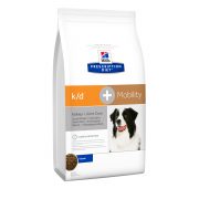 הילס K/D מובילטי מזון יבש לכלבים ייעודי (רפואי) לתמיכה בתנועתיות ובתפקוד הכליות 12 ק''ג HILL’S