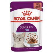 רויאל קנין פאוץ לחתולים בוגרים - Royal Canin Cat Sensory Feel Gravy 85