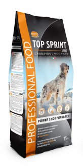 טופ ספרינט מזון לכלבים בוגרים – חזיר ואורז 15 ק"ג TOP SPRINT Power 32/20
