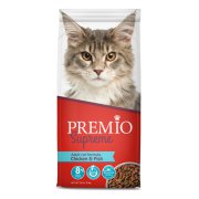 פרמיו סופרים מיקס מזון יבש לחתולים בוגרים מכיל בשר עוף ודגים - 15 ק''ג premio