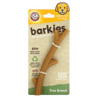 ברייקס צעצוע לעיסה לכלבים בצורת ענף ובטעם בייקון – Arm & Hammer