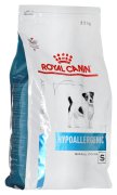 רויאל קנין לכלבים - מזון רפואי (ייעודי) היפואלרגניק לכלבים קטנים מסייע לשמירת משקל ורגישות בעור וגירודים 3.5 ק''ג