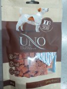קוואטרו חטיף לכלבים קוביות סלמון - 80 גרם QUATTRO UNO