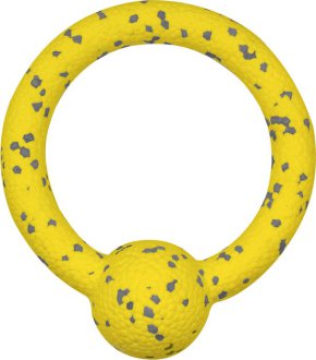 פופוס פולר צעצוע לכלבים בצורת טבעת עם כדור